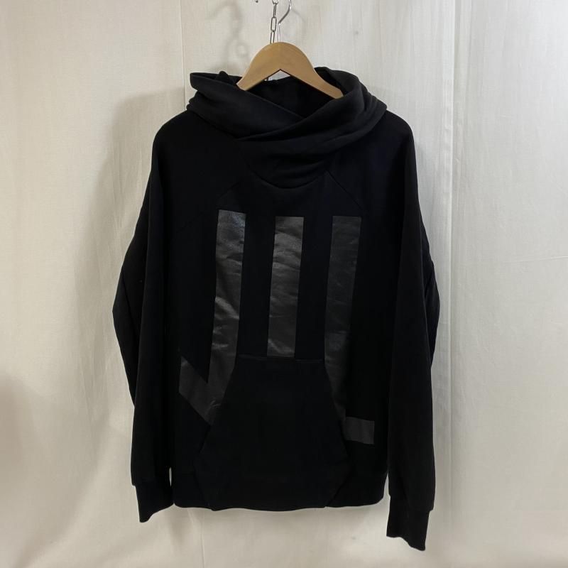 日本製madeinJAPANNILøS NIL BIG HOODIE BLACK サイズ1 NILoS