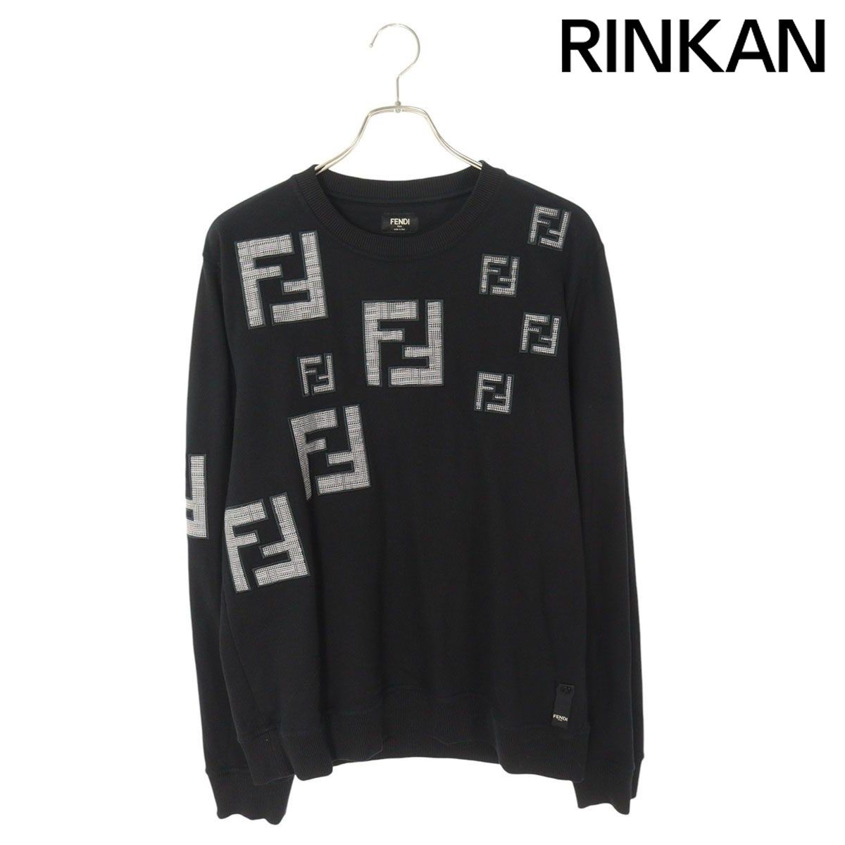 フェンディ 22AW FY0178 AKE2 総ロゴデザインクルーネック フェンディ 22AW FY0178 AKE2 総ロゴデザインクルーネック
