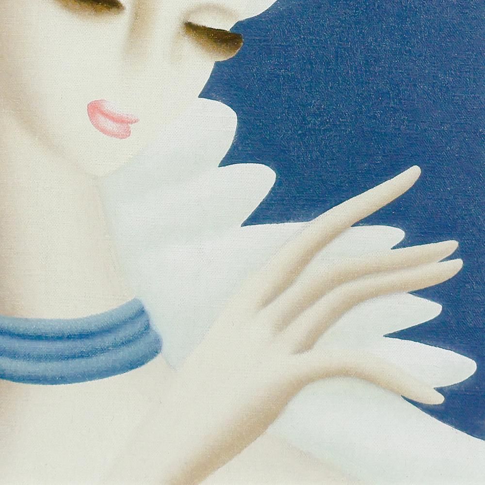 青蘭 久下塚青蘭 東郷青蘭 油絵 10号