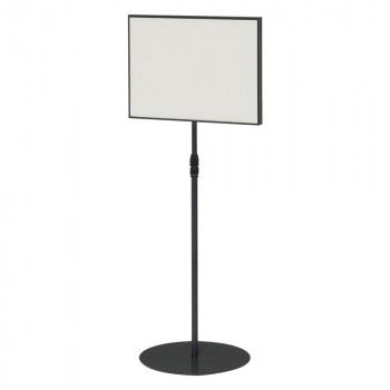 ナカキン カバー付サインスタンド 上下スライド型 A3サイズ横型 NSS-FA3Y-BU