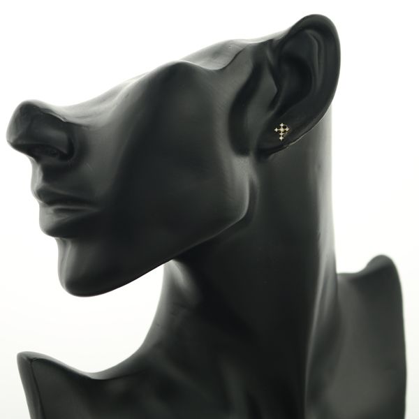 アーカー ピアス ダイヤ ダイヤモンド 0.02ct シェリークロス 片耳