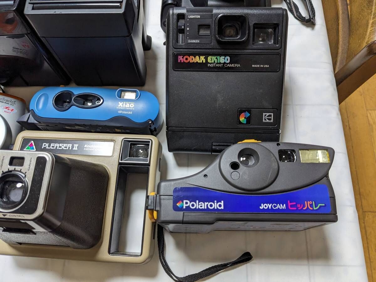 手作りの ジャンク扱い ポラロイド Polaroid チェキ Cheki Joycam Land 1000 637 等 19台 3923_14_80 新作もいち早くお手元に！