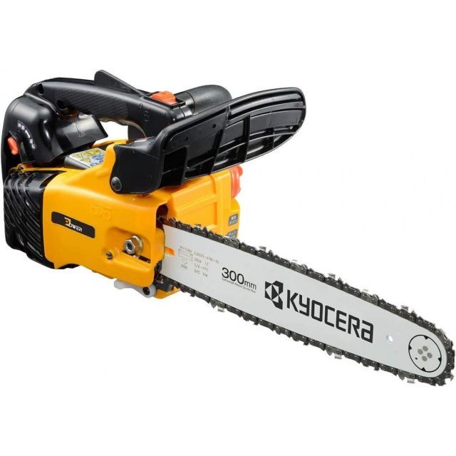 京セラ 旧リョービ エンジンチェンソー ESK-2730 4051004 軽量 排気量26.9m 切断長さ300mm トップハンドル 家庭用 剪定 庭木 切断 チェーンソー