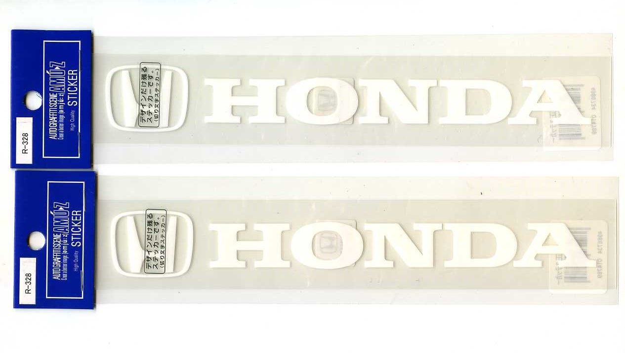 2枚セット HONDA（ホンダ）ステッカー ホンダマーク（転写/切文字 