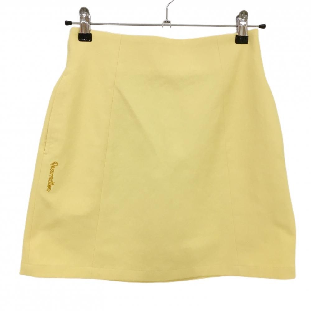 ☆特価☆【超美品】レザレクション スカート イエロー シンプル ☆特価☆【超美品】レザレクション スカート イエロー シンプル