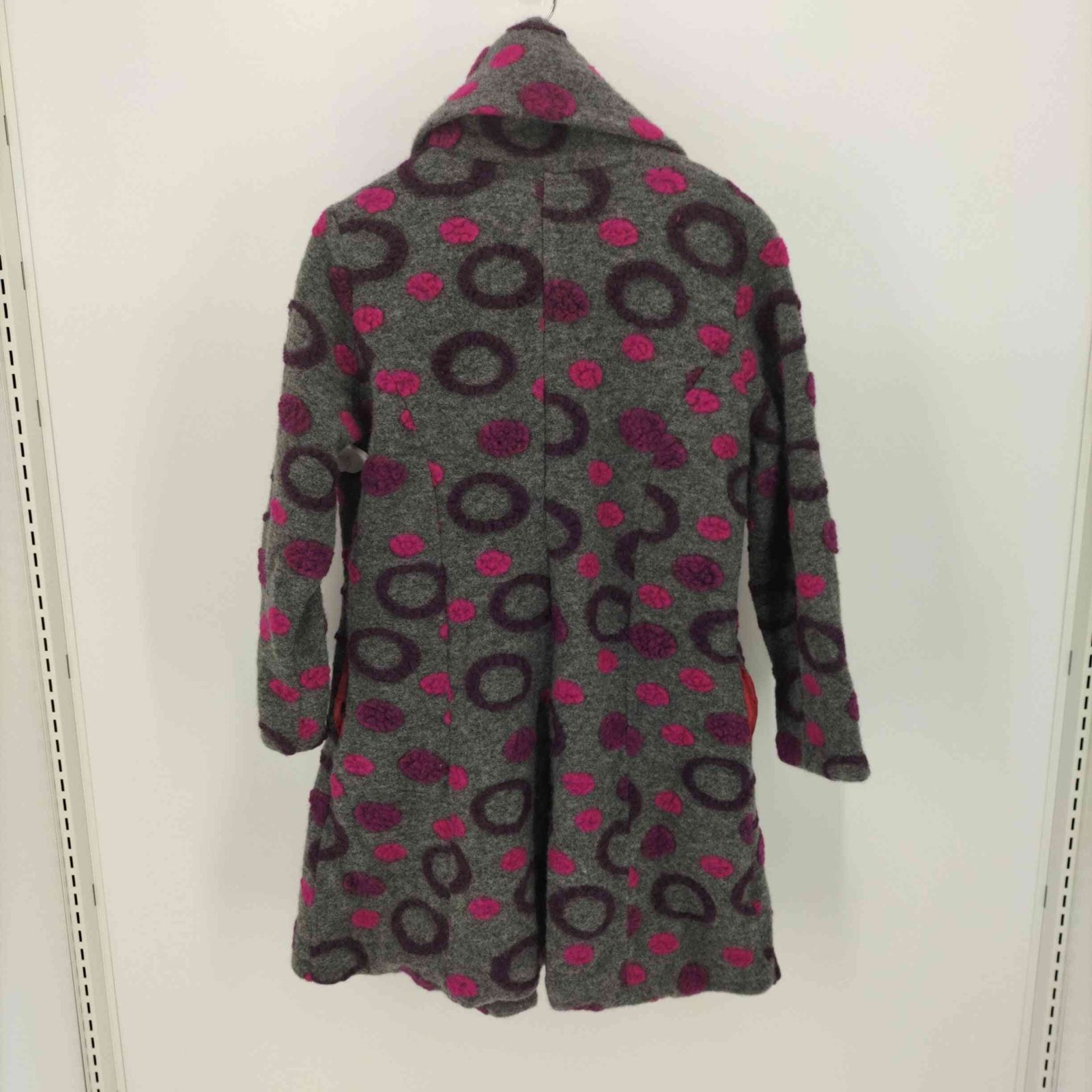 コイビトミサキ koibito misaki ポルカドット ウール コート