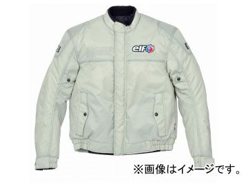 2輪 エルフ ナイロンブルゾン グレー 選べる2サイズ EL-3241