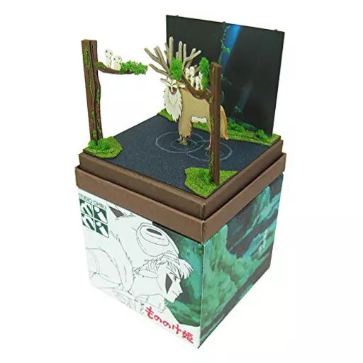 [Used] Plastic Model Studio Ghibli Mini Princess Mononoke Shishi Kaminomori “Minichuato Studio Ghibli Series” [MP07-43]
