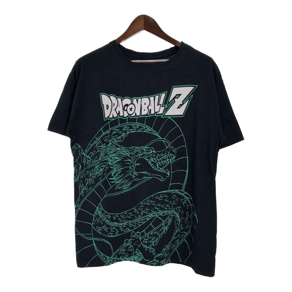 DRAGONBALL ドラゴンボール 神龍　アニメ Ｔシャツ 黒　M ドラゴンボールZ 神龍 半袖Ｔシャツ アニメ キャラクター ブラック