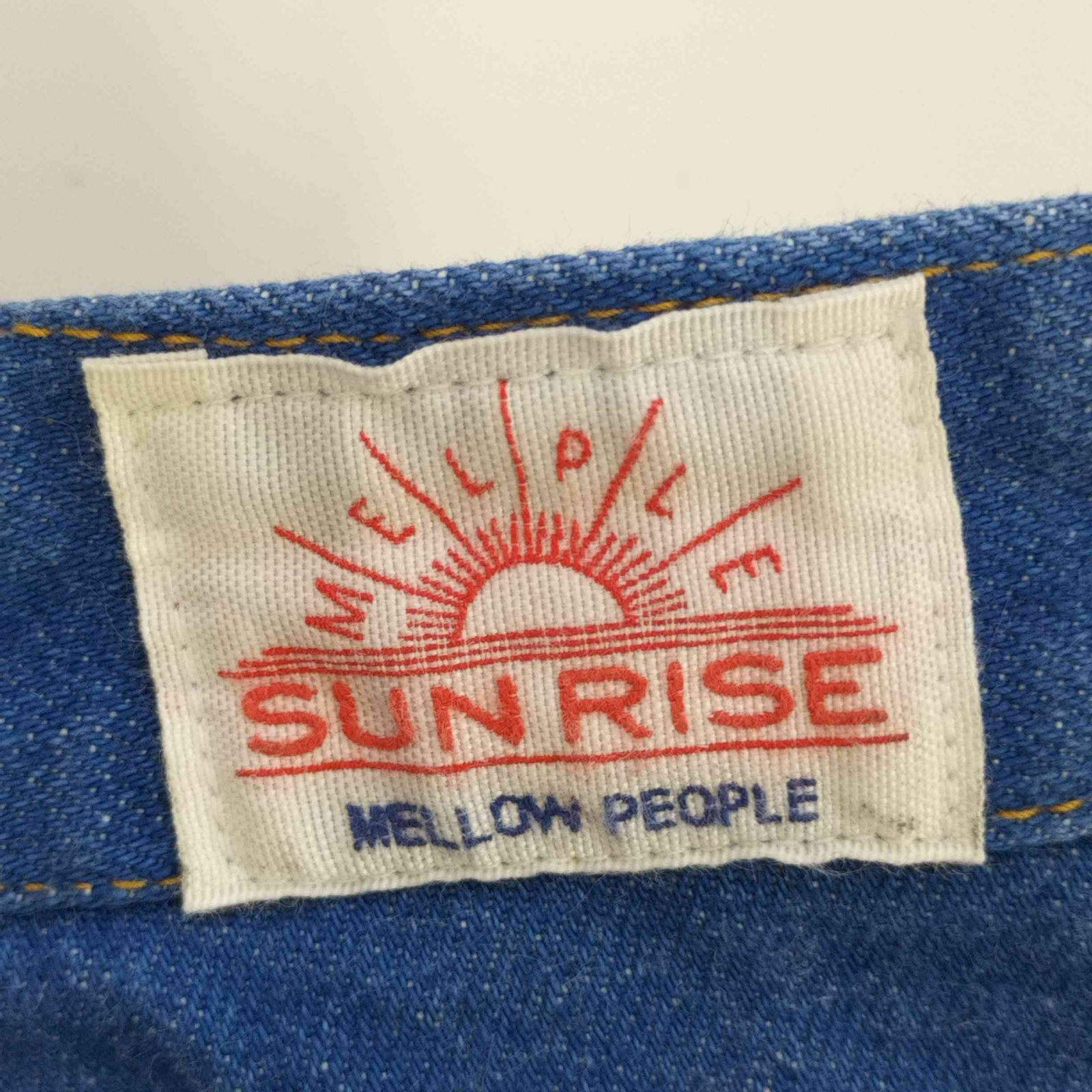 メローピープル MELLOW PEOPLE センタータック ワイドテーパードデニムパンツ メンズ JPN：S - メルカリ