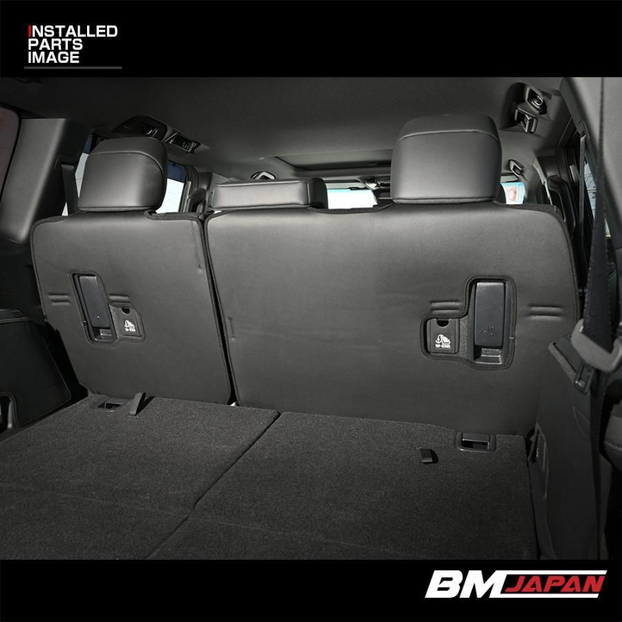 ランドクルーザー LC250 2025 R6 .4〜 ドアキックガード セカンドシートバックカバー 2ピース 内装 保護 傷防止 ブラック カーパーツ カスタム BM