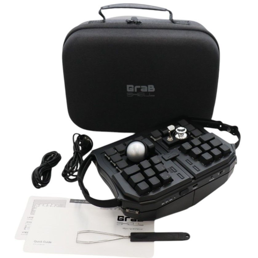 未使用 GrabShell Standard ONYX 寝ながら使えるキーボード Amazon | GrabShell -Standard- ONYX グラブシェル/寝ながら使える