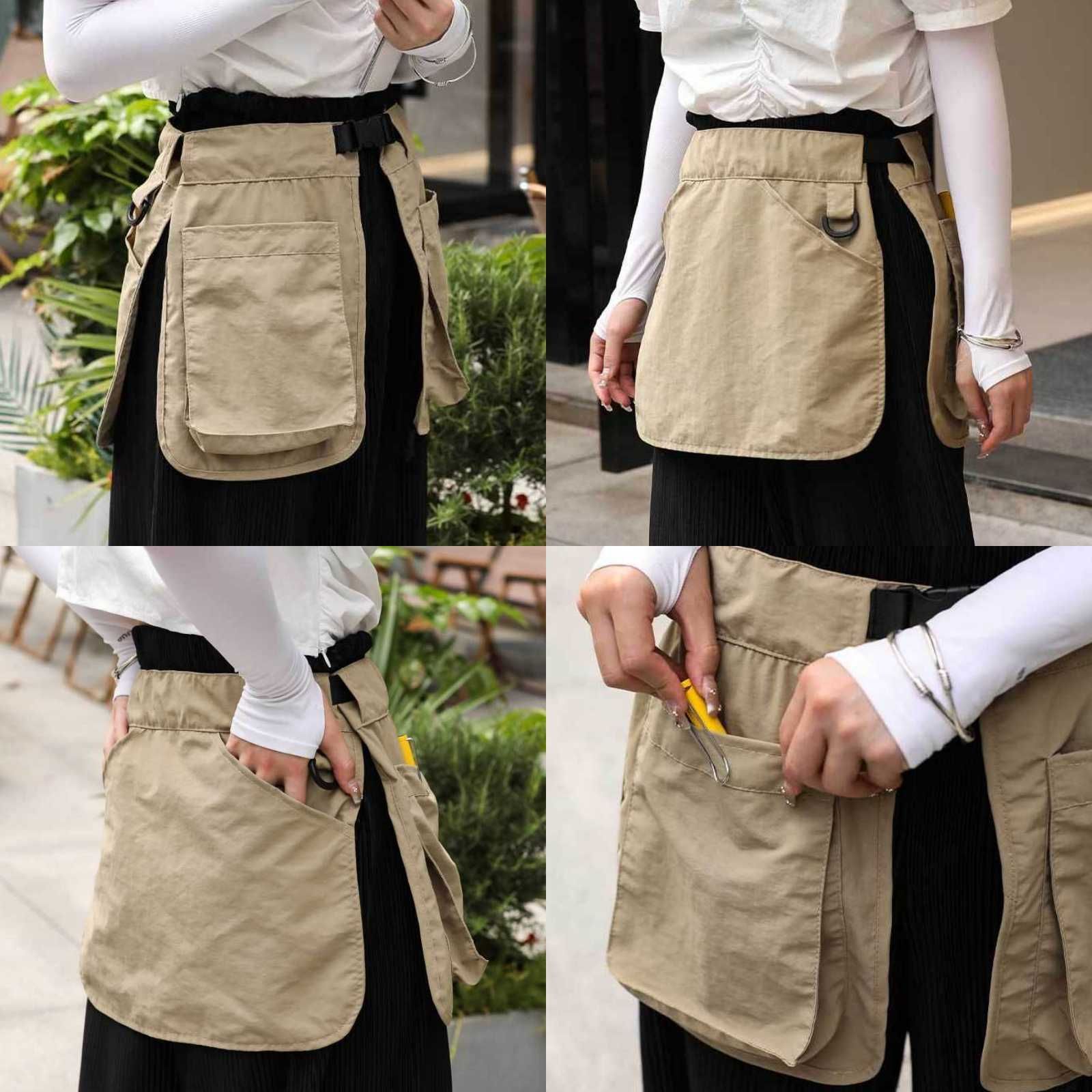 ガーデニングポーチ 多機能 エプロンバッグ ツールバッグ 工具収納