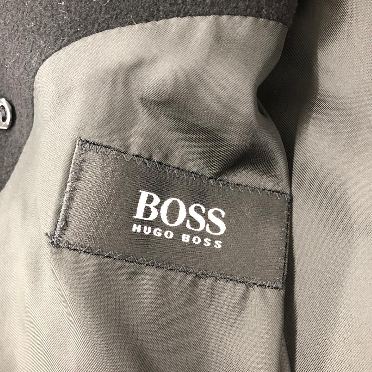 HUGO BOSS ヒューゴボス×ロロピアーナ チェスターコート ブラック
