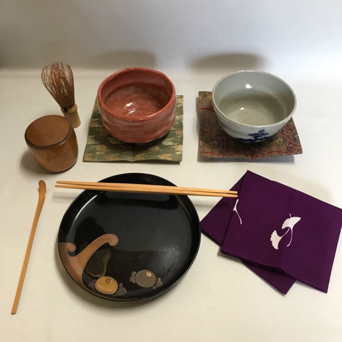 帛紗 茶道 ２枚セット - 工芸品