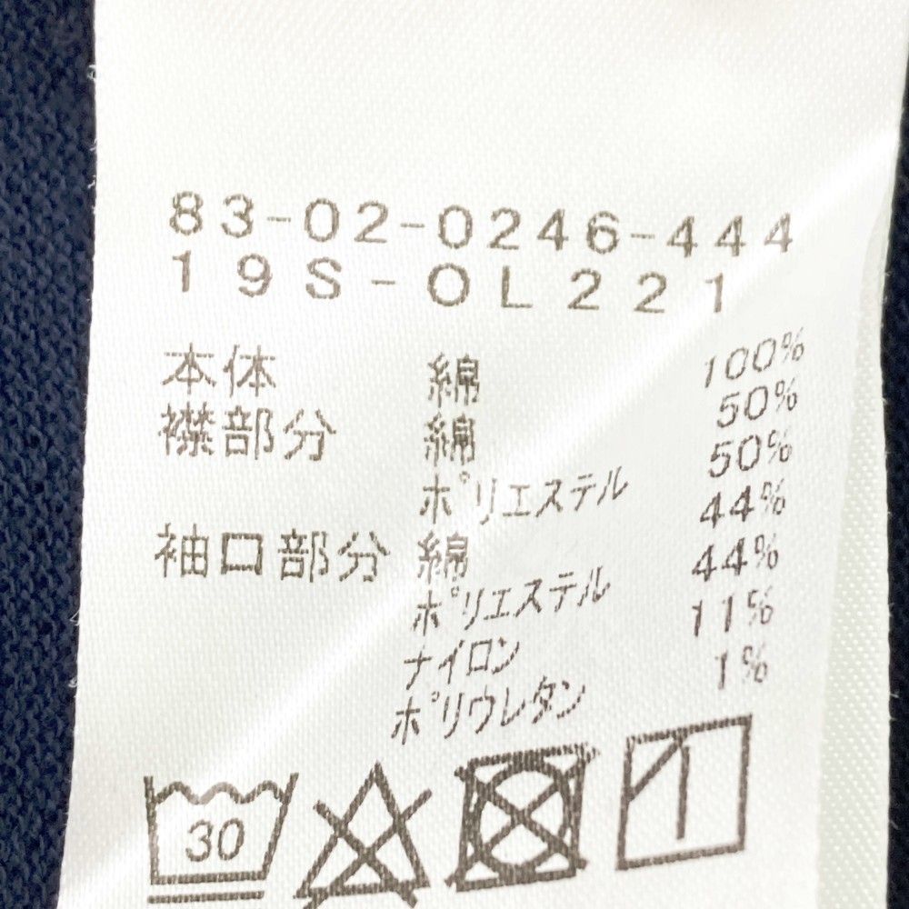 サイズ：M BEAMS GOLF ビームスゴルフ  長袖ポロシャツ  ネイビー系 [240101433785] ゴルフウェア レディース ストスト BEAMS GOLF ビームスゴルフ 長袖ポロシャツ ネイビー系 サイズ