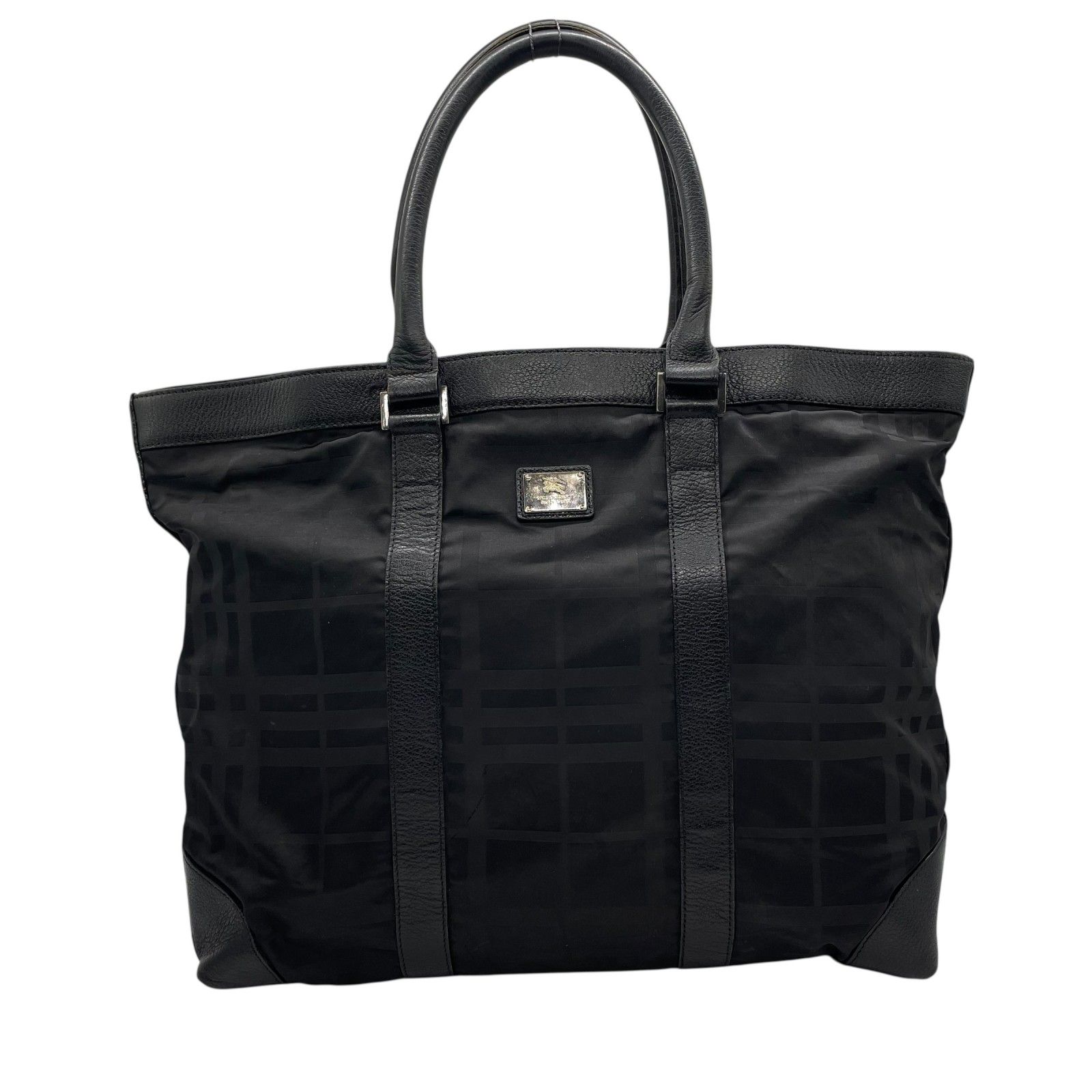 Burberry Black Labelブラックナイロンビジネストートバッグ バーバリーブラックレーベル ビジネストート トートバッグ ビジネス