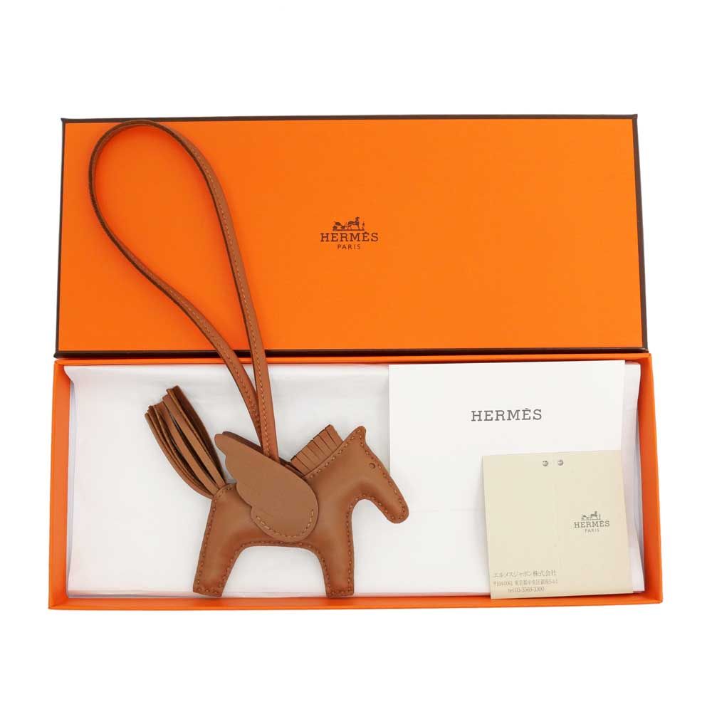 エルメス チャーム ロデオ ペガサス pm ソーゴールド ゴールド 単色 一色