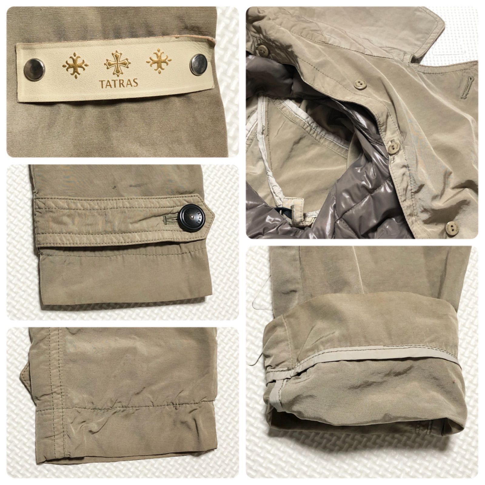 TATRAS タトラス 2WAY トレンチコート ダウンライナー ベージュ