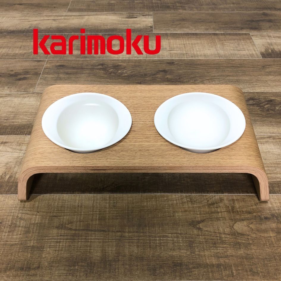 KARIMOKU CAT TABLE WHITE-PURE OAK カリモク キャットテーブル ホワイト＆ピュアオーク