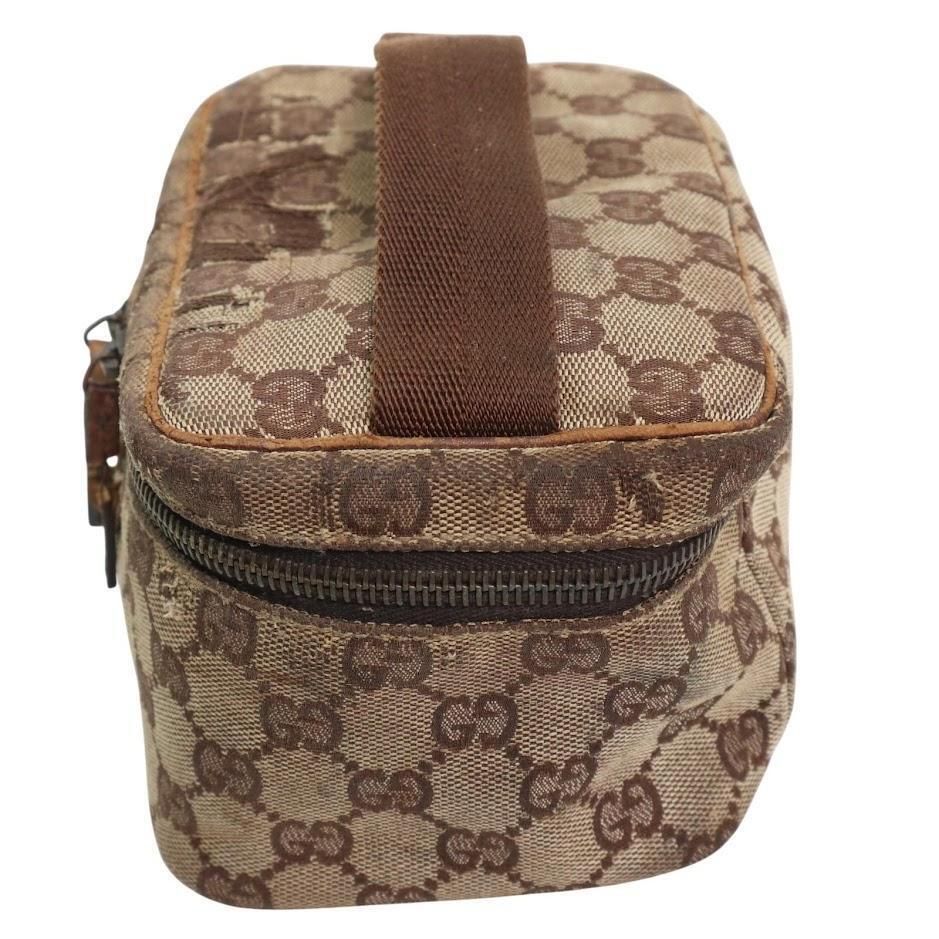 P*e様 【訳あり】GUCCI グッチ GGキャンバス バニティ ミニバッグ バ 訳あり】GUCCI グッチ GGキャンバス バニティバッグ