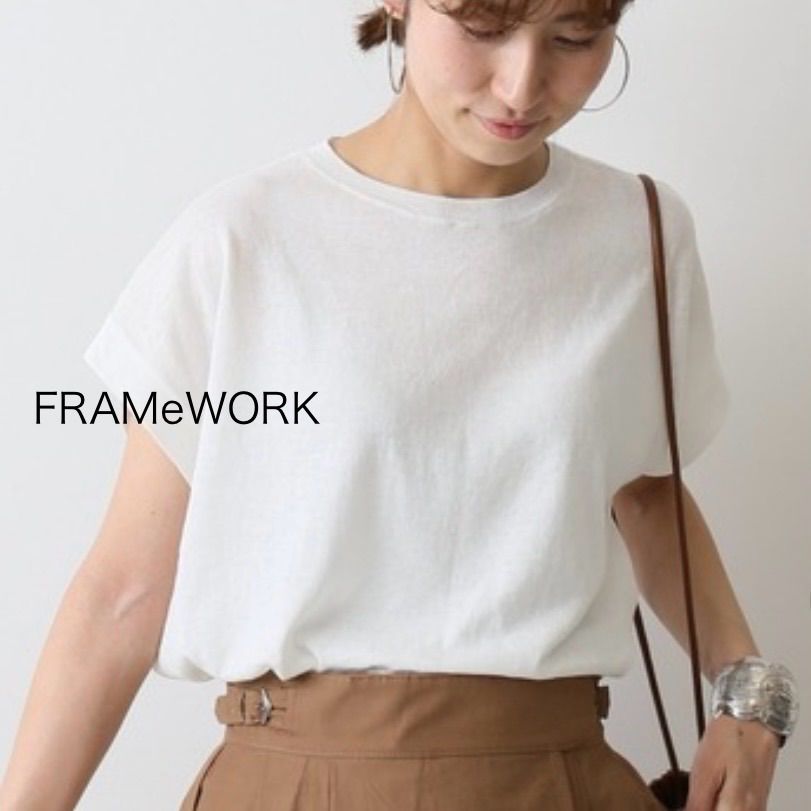 FRAMeWORK 綿麻 ニット