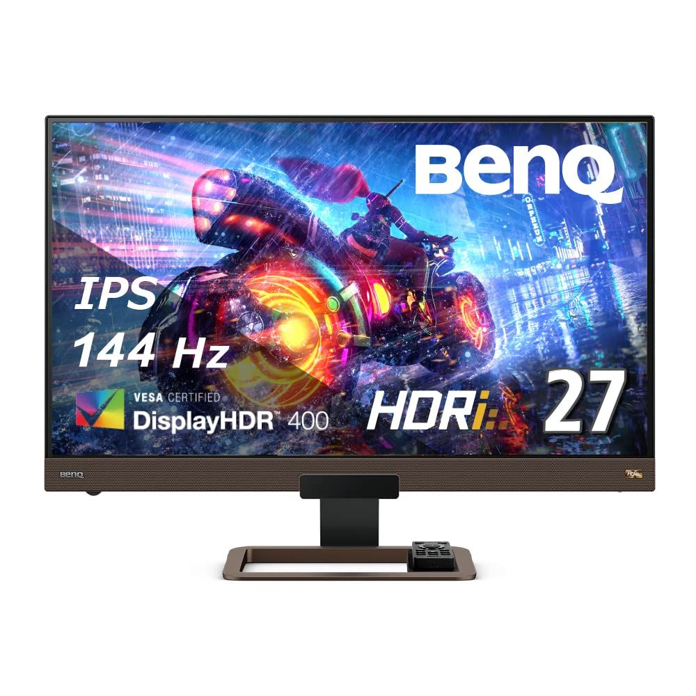 【数量限定】ゲーミングモニター 27インチIPSDisplayHDR4WQHD144Hz5msリモコン付属2.1chスピーカーHDMIDPUSB EX278Q MOBIUZ Type-C BenQ