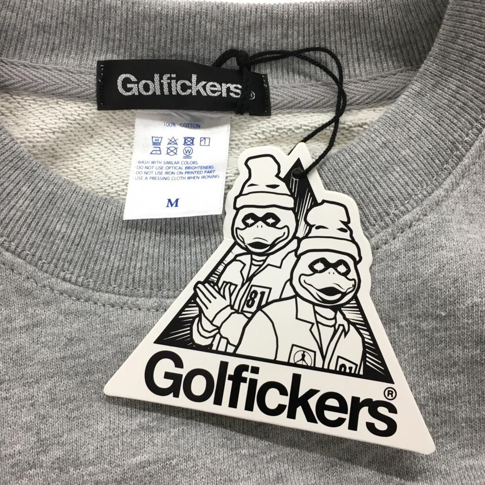 ☆値下げ☆【新品】ゴルフィッカーズ トレーナー グレー×黒 スウェット