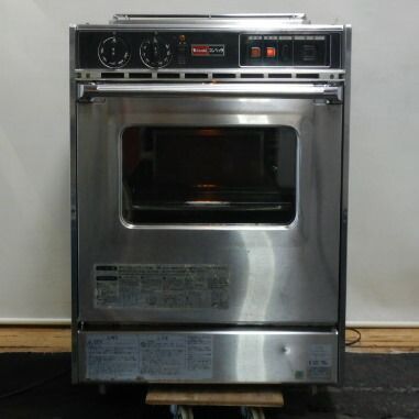 1998年製 リンナイ RCK-20AS2 LPガス 高速 オーブン 中型 オーブン皿3枚 W600D685H874mm 52L 100V 65kg コンベック 60Hz