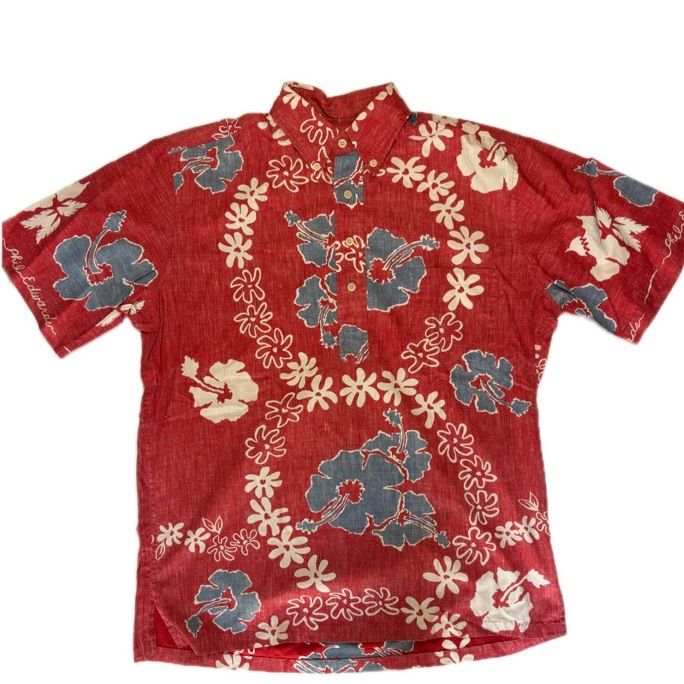 90s-00s】古着 ヴィンテージ ハワイ製 PHIL EDWARDS BY REYN SPOONER フィリップ・エドワーズ レインスプーナー  HAWAIIAN SHIRT アロハシャツ オーバーサイズ S - メルカリ