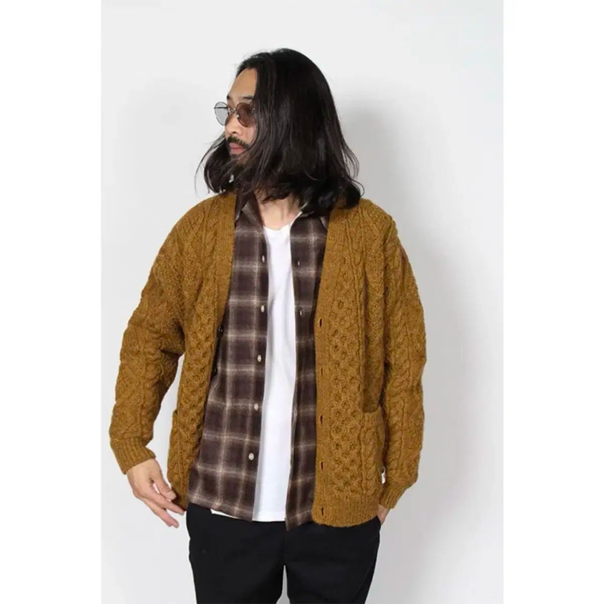 WACKO MARIA ワコマリア 17fw Fisherman フィッシャーマン カーディガン