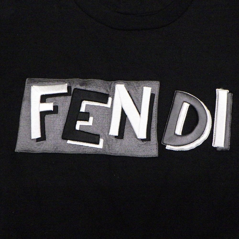 FENDI フェンディ スウェット エンブロイダリー ロゴ トレーナー 