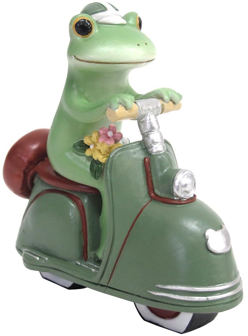コポー カエル 人気 ダイカイ コポー レトロバイクとカエル 72677 - メルカリ