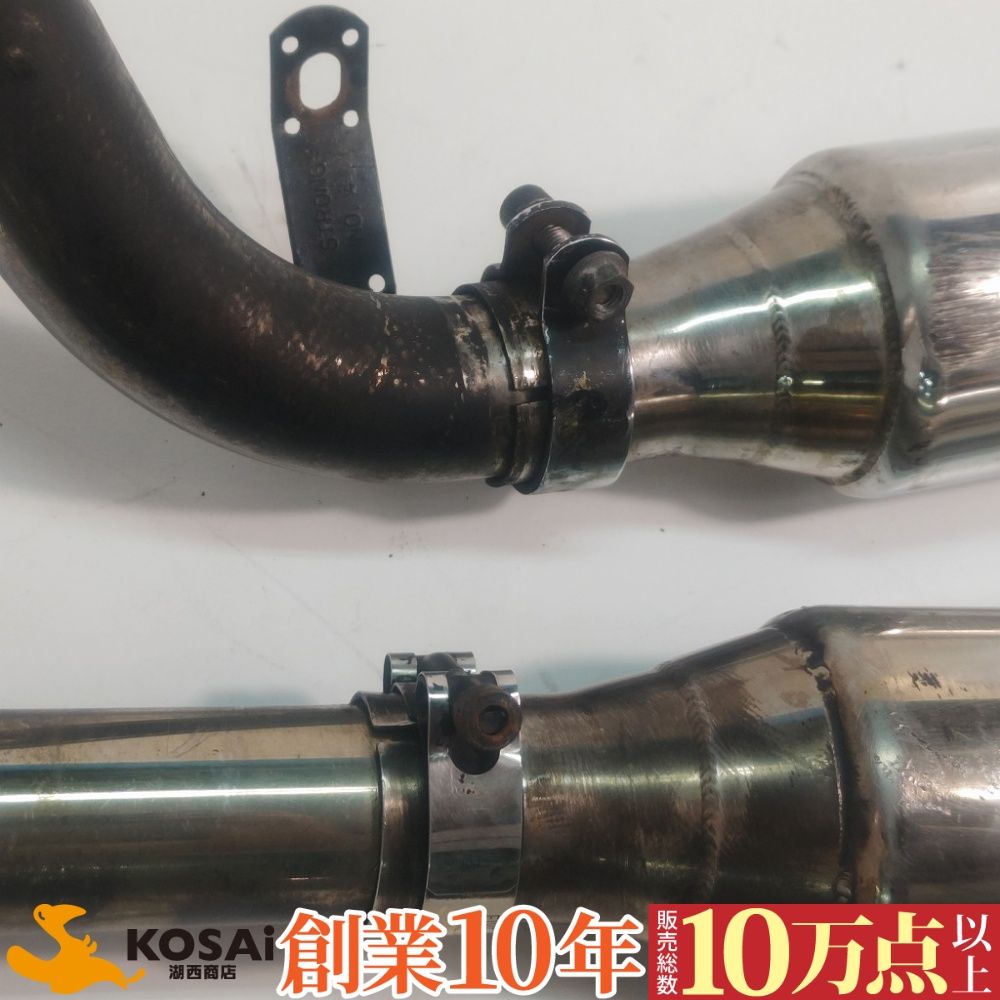 フルエキマフラー ガリ傷あり