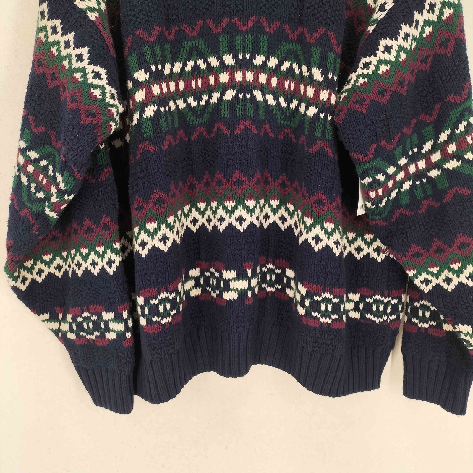 エディーバウアー Eddie Bauer 80S 黒タグ後期 ノルディック柄
