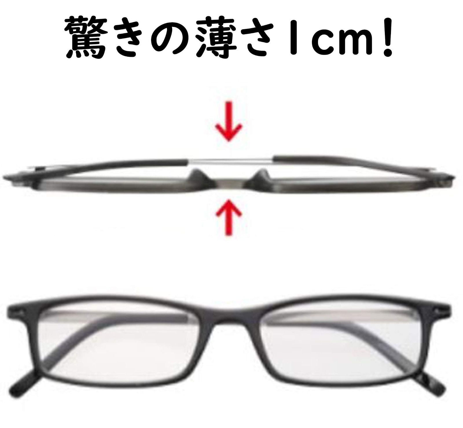[メイガン] 老眼鏡 おしゃれ メンズ レディース リーディンググラス （ブルーライトカット、超スリム コンパクト Ultra Flat Rea