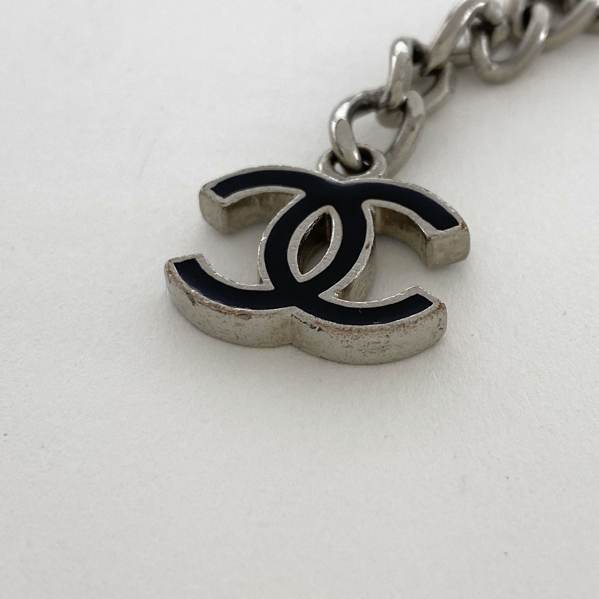 CHANEL チェーンベルト　刻印 CHANEL】シャネル チェーンベルト ベルト ヴィンテージ加工 ココ