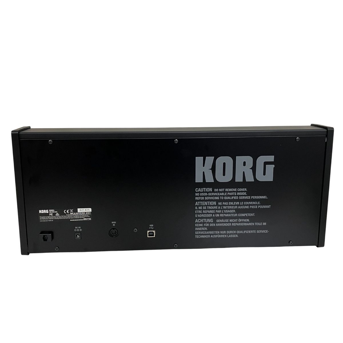 KORG MS 20 Mini モノフォニック アナログ シンセサイザー 37鍵盤 ブラック オーディオ 音響機材 ベースエフェクター ダイナミックマイクセット