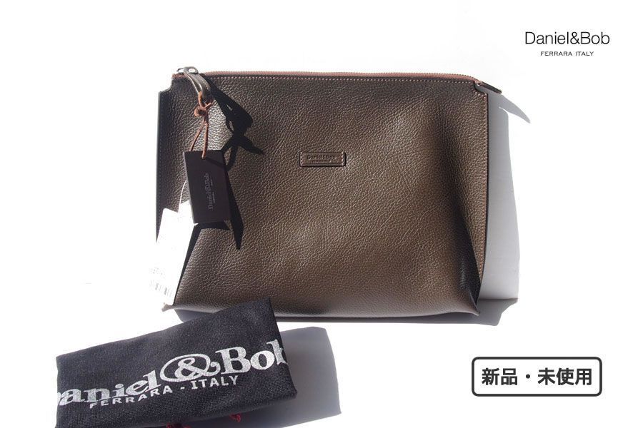 新品｜未使用｜ダニエル&ボブ｜Daniel&Bob｜シュリンクレザークラッチバッグ｜U458