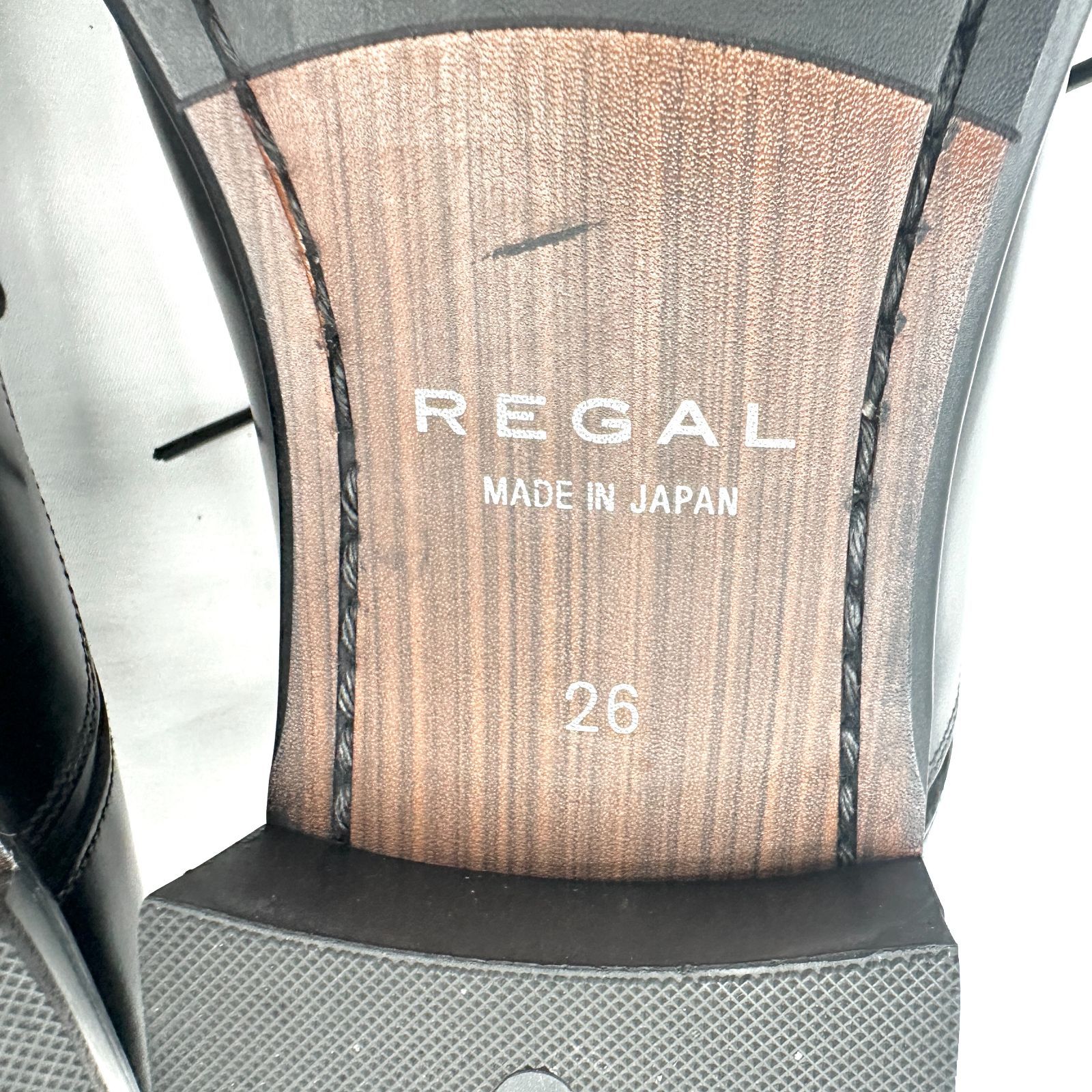 リーガル REGAL 725R ビジネスシューズストレートチップ 26cm ブラック 黒 革靴 NICORILABO_COM