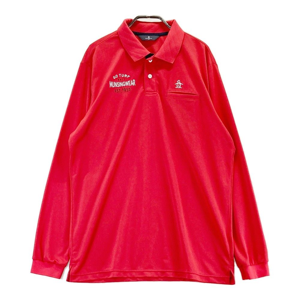 サイズ：LL MUNSING WEAR マンシングウェア フロントロゴ 長袖