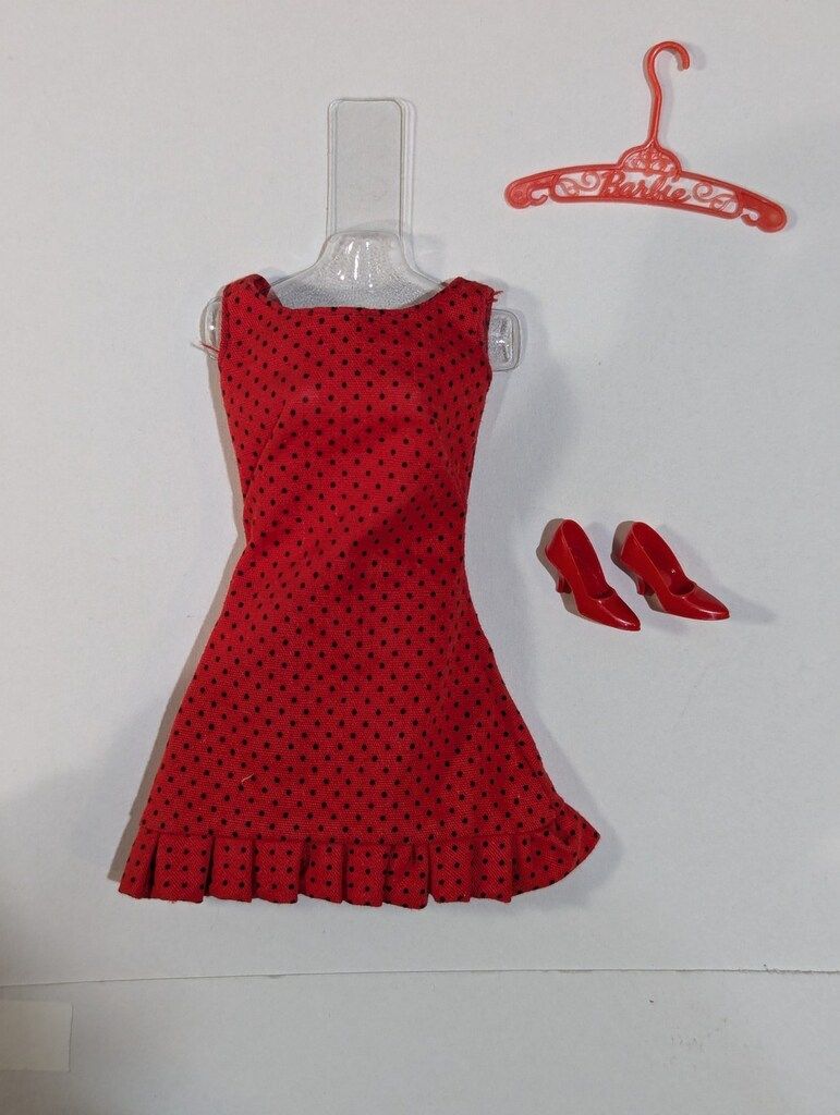 マテル ヴィンテージバービー衣装 PAK Dress Sun Shiner dess Red