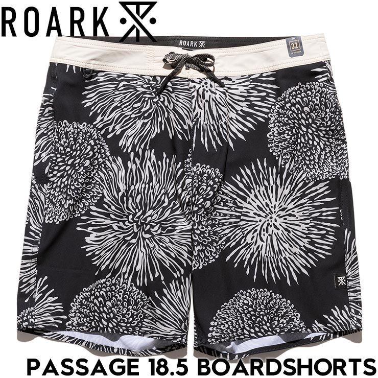 テキスタイル ロアーク ROARK サーフトランクス 水陸両用 ハイブリット ROARK ロアーク ボードショーツ サーフトランクス PASSAGE 18.5