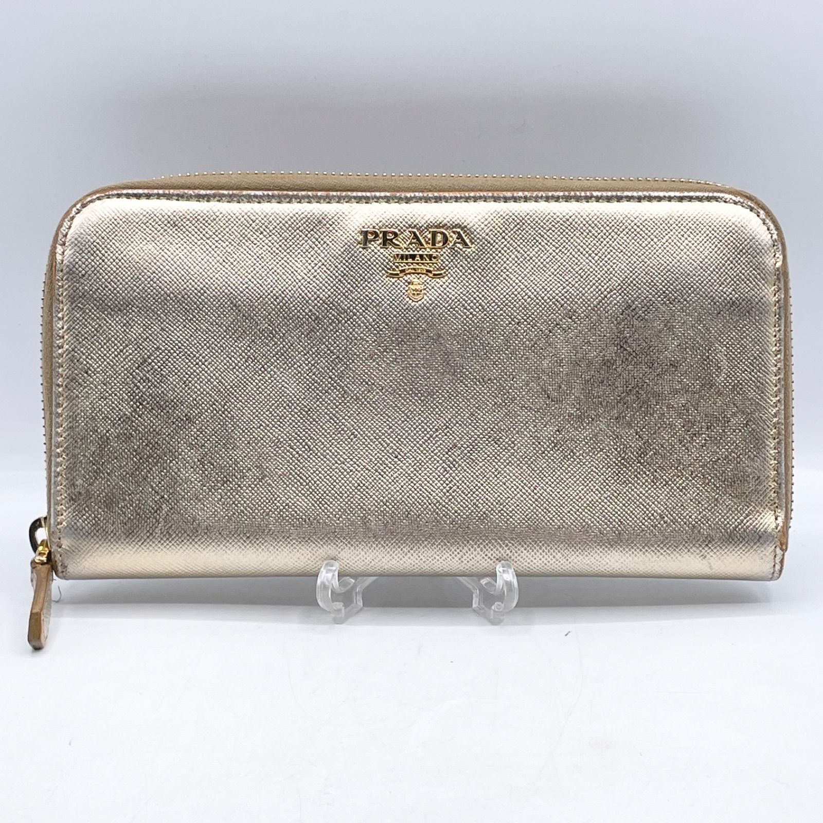 PRADA プラダ サフィアーノ 長財布 ゴールド 希少 バイカラー No 267 