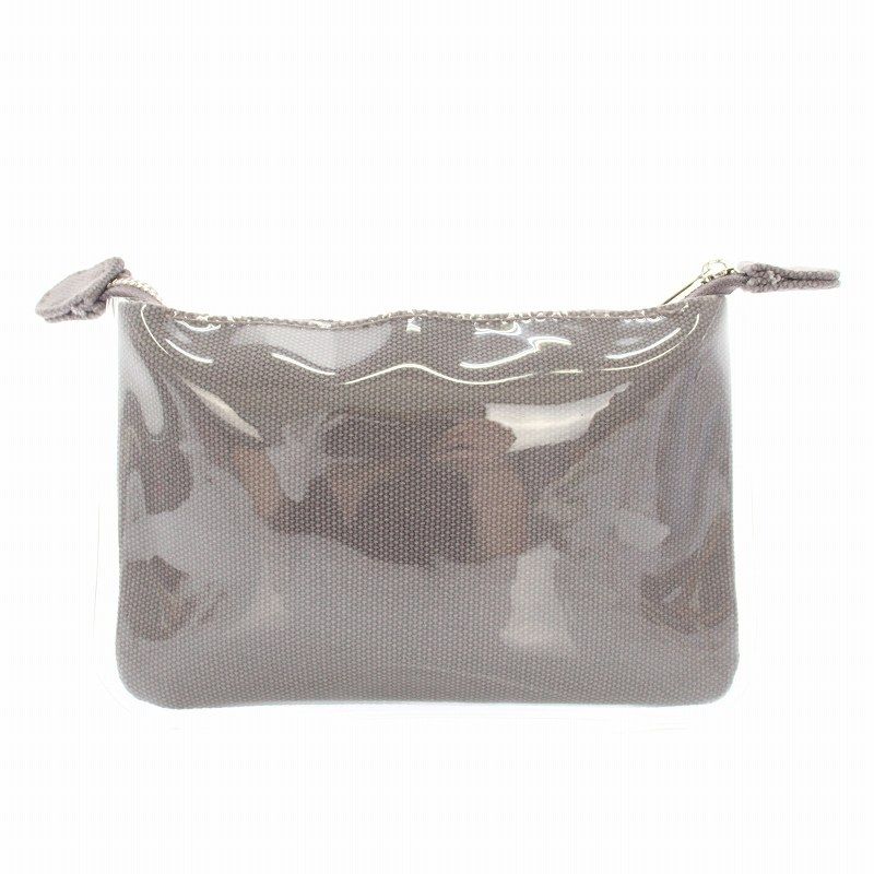 ルイヴィトン LOUIS VUITTON フォンダシオン ハンドバッグ トートバッグ キャンバス グレー 2E+12 レディース 中古