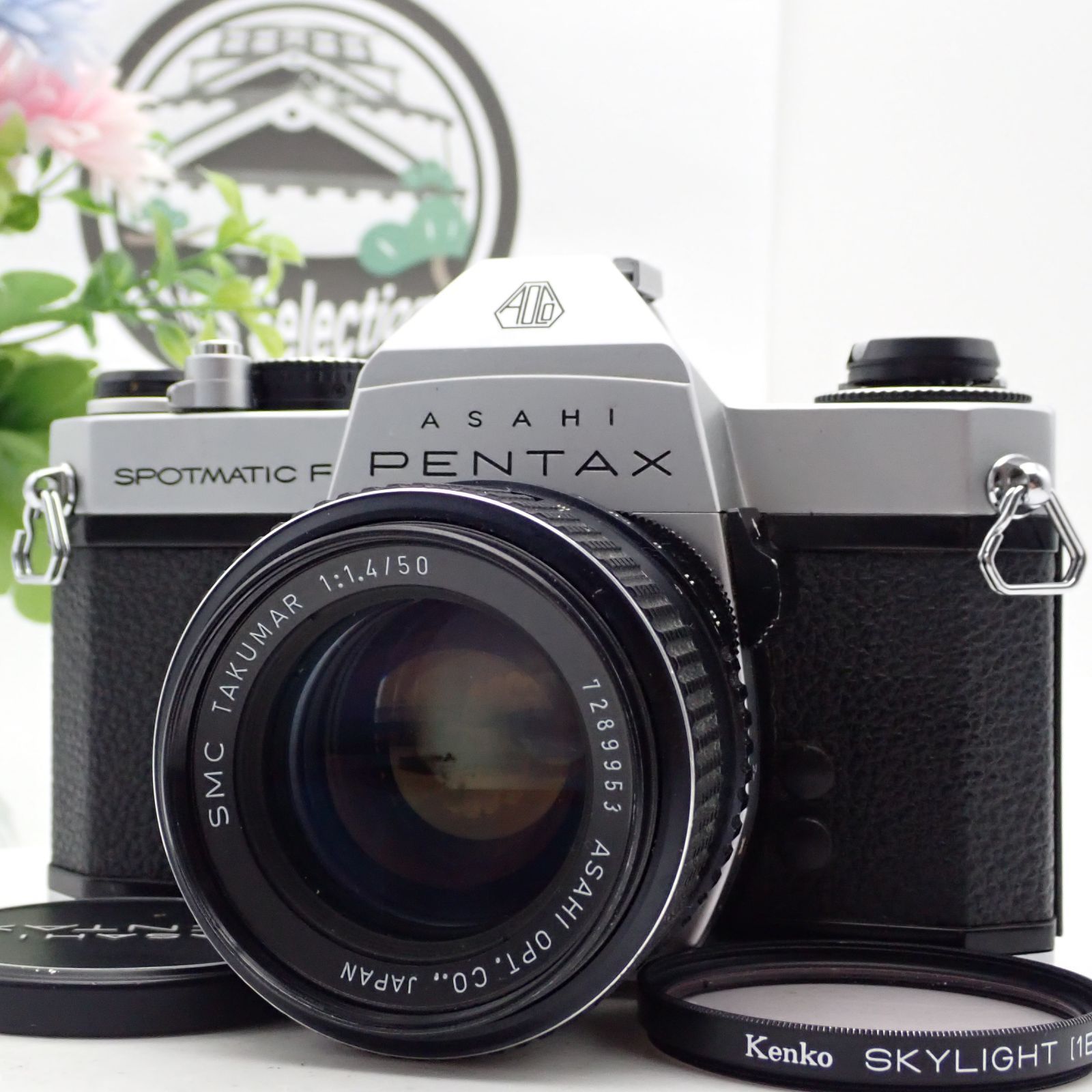 ASAHI PENTAX SPOTMATIC F SPF 一眼レフフィルムカメラ 4856757 SMC Takumar 50mm f1.4 標準 単焦点 マニュアル レンズ