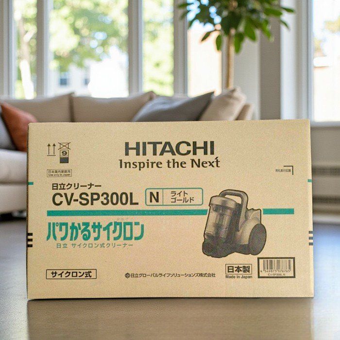 日立 HITACHI 掃除機 サイクロン式 CV-SP 300 L-N パワかる 軽量2.5 kg 吸引300 W 静音 ごみくっきりライト