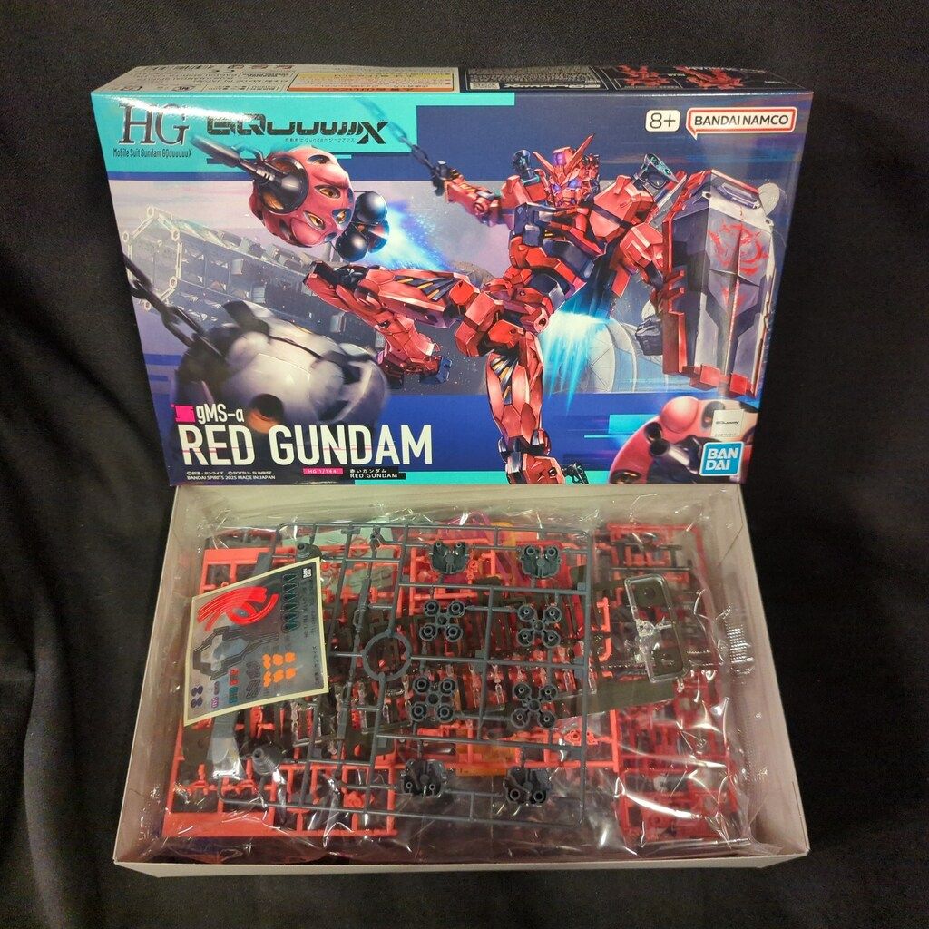 BANDAISPIRITS HG 1/144 機動戦士Gundam GQuuuuuuX 赤いガンダム
