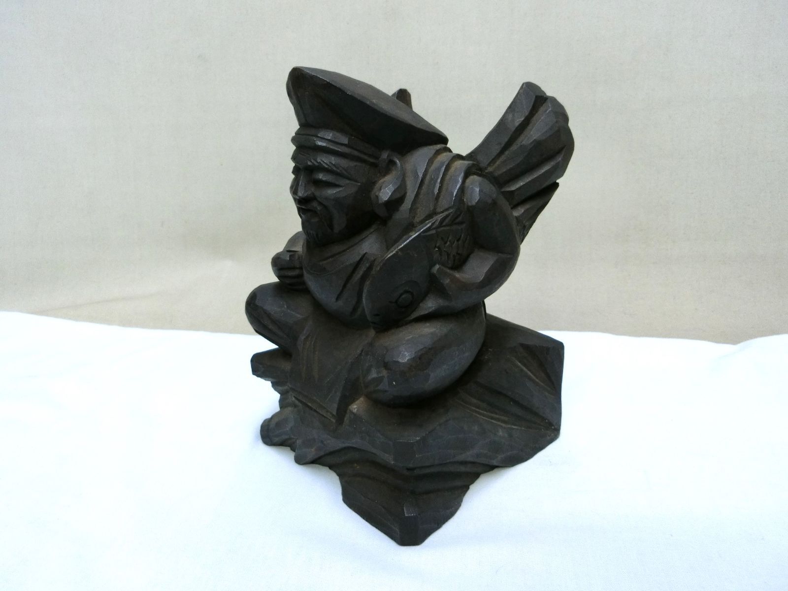 根付 木製 猿 サル木彫・39・提げ物 骨董】紐止め 美術工芸 鑑賞 中国