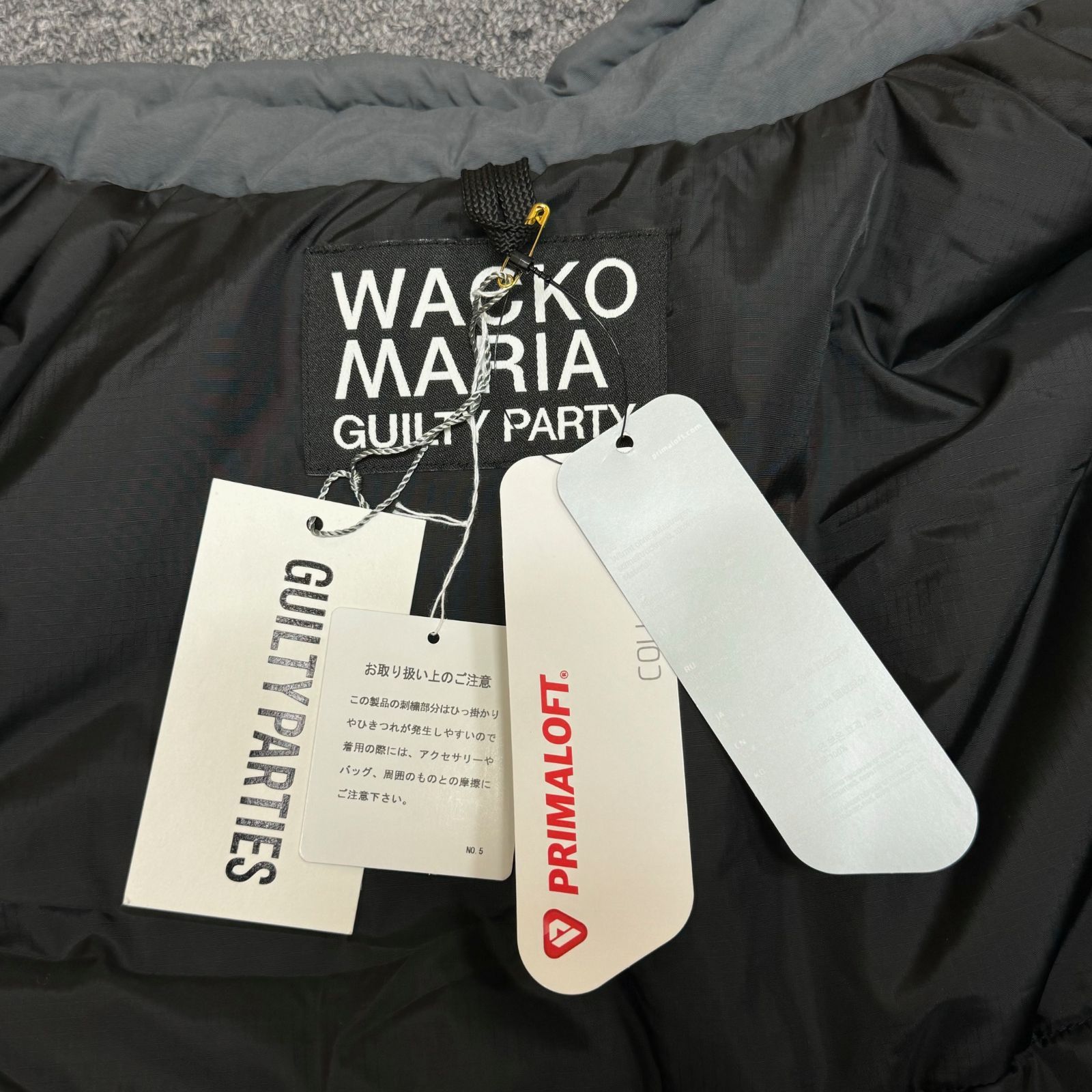 定価61600円 新品 WACKO MARIA 23AW PADDING VEST ナイロン ダウン 